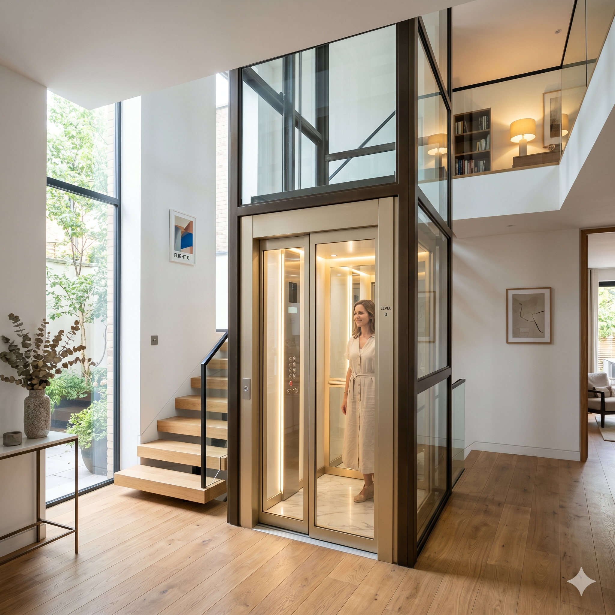 Small MRL Lift for Home